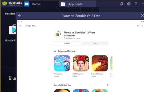 installing plants vs zombies 2 free on PC